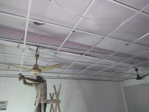 False Ceiling 60 60 Fixing Work Company Dubai Sharjah Kargal