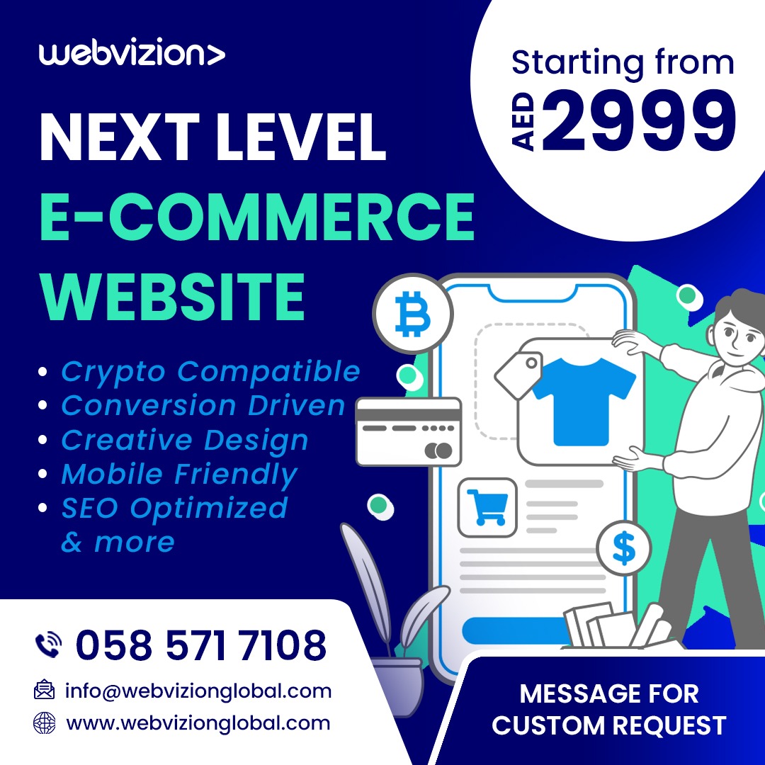 Get an Ecommerce Website at AED 2999 for Your Online Store