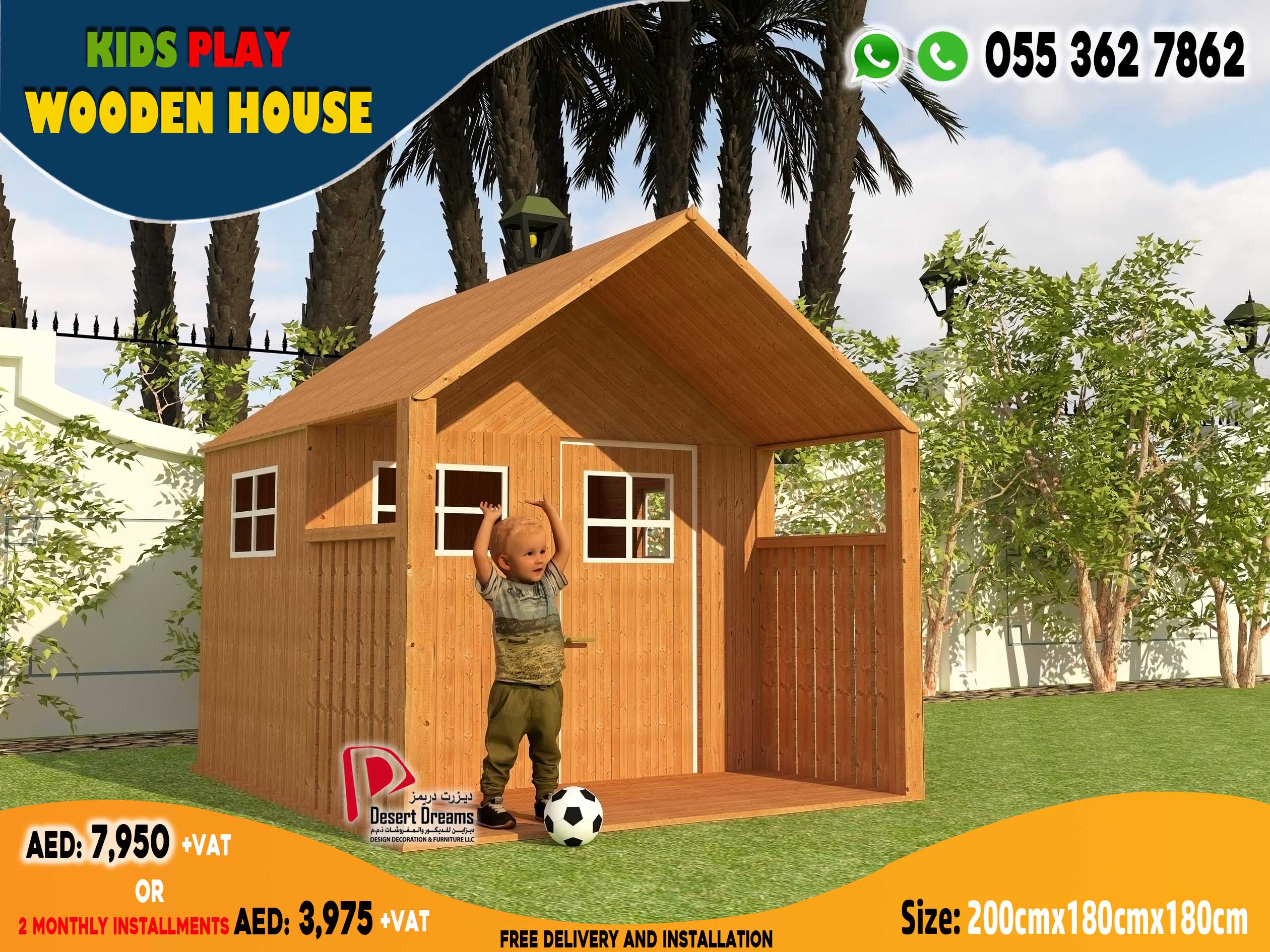 Kids Play Wooden House Suppliers in Uae | Cat House and Dog House