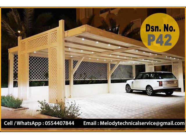 Wooden Car Parking Shades, Wooden Carport in UAE (4).jpg
