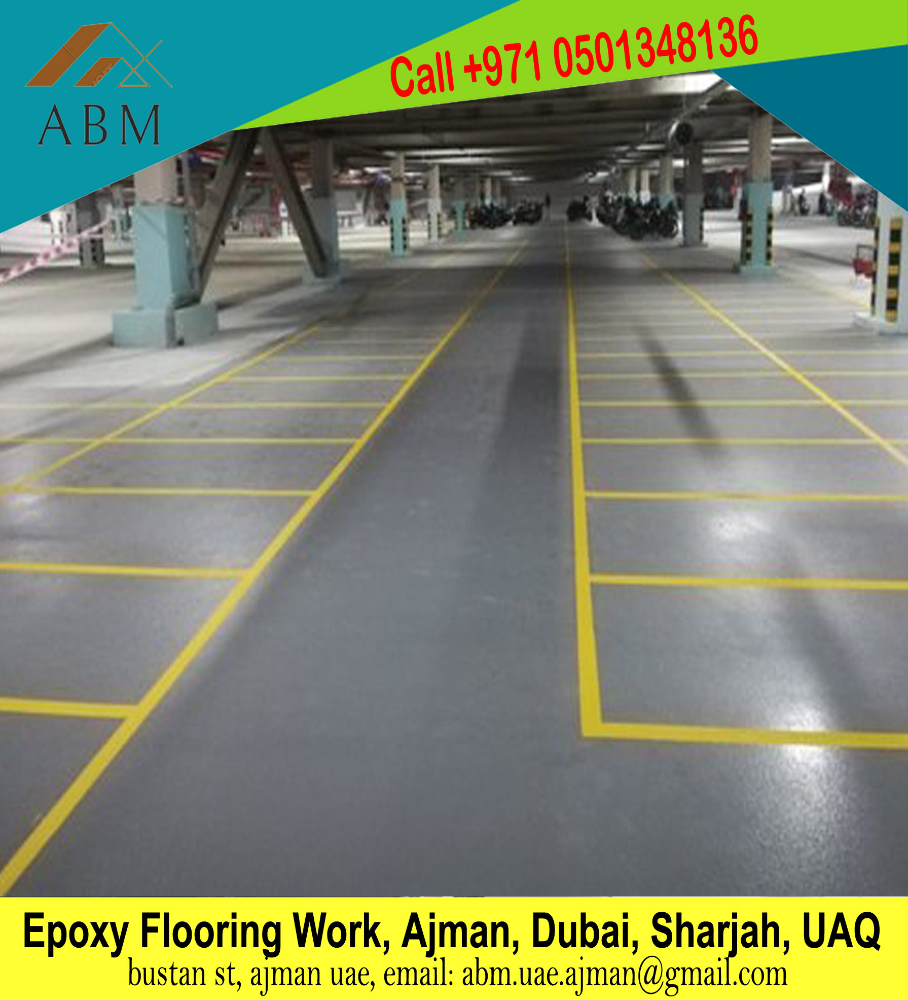 Professional Epoxy Flooring works Company Ajman