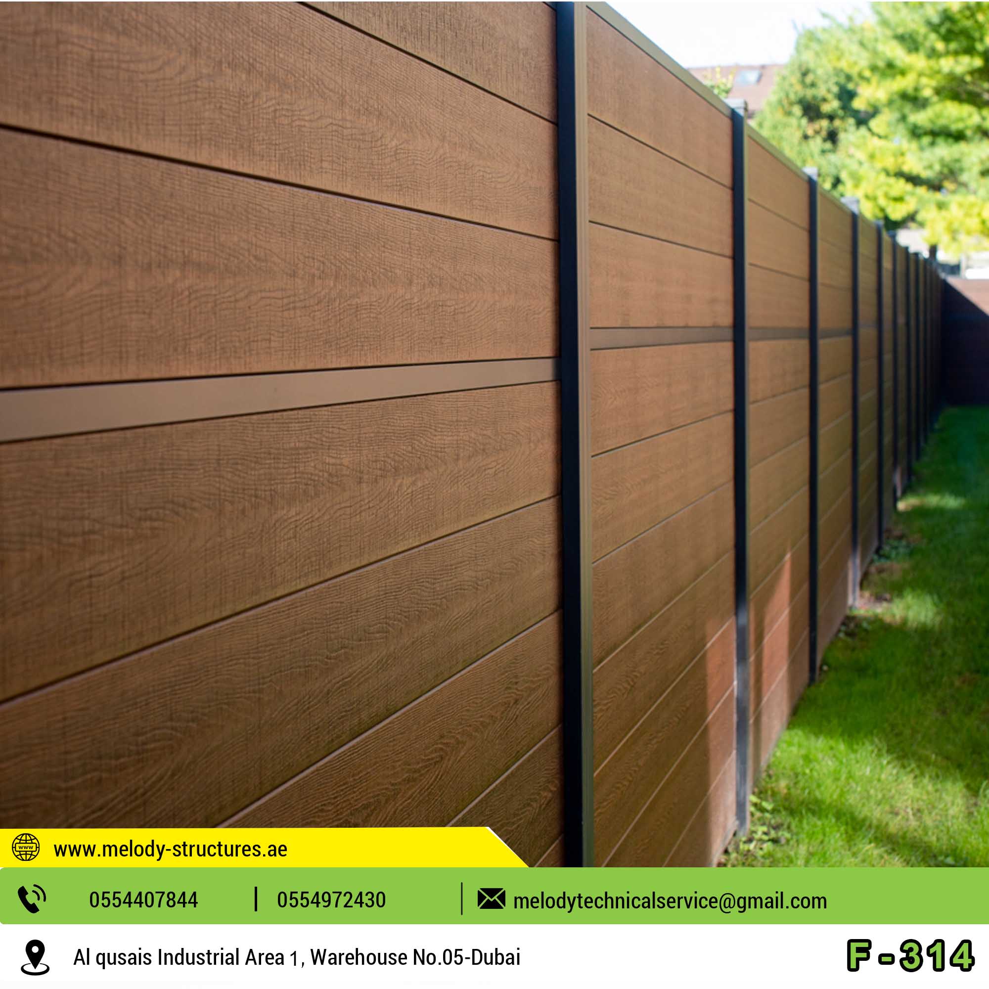 WPC Fence Manufacturer | WPC Fence Suppliers | WPC Fence in Dubai