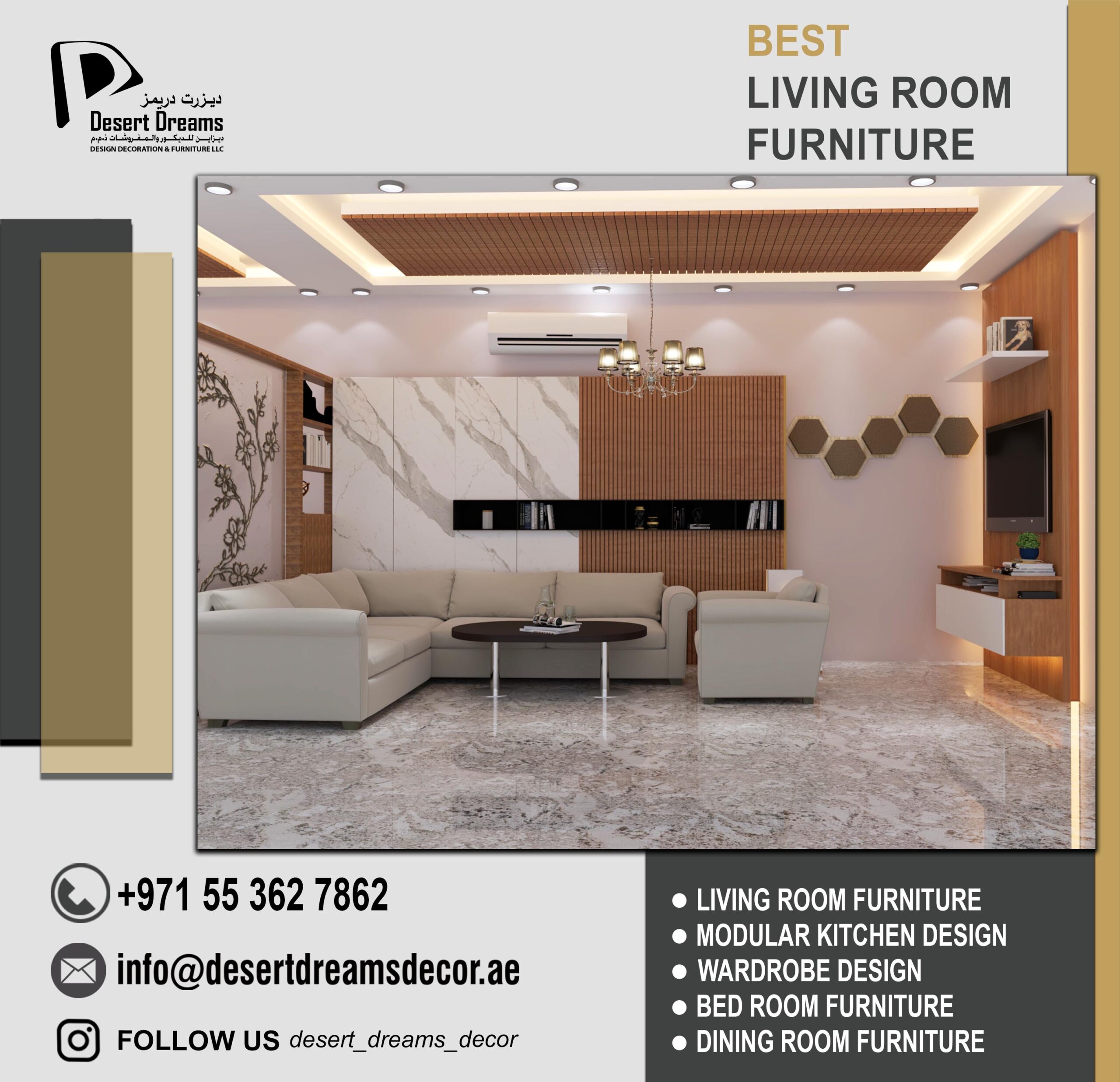 Custom Wooden Furniture in Uae | Fit -Out | Renovation | Ceiling.
