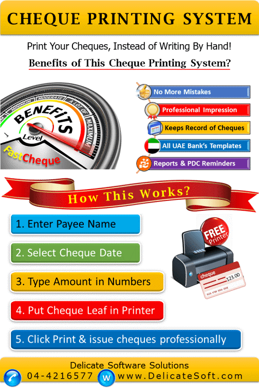 fast cheque printing software
