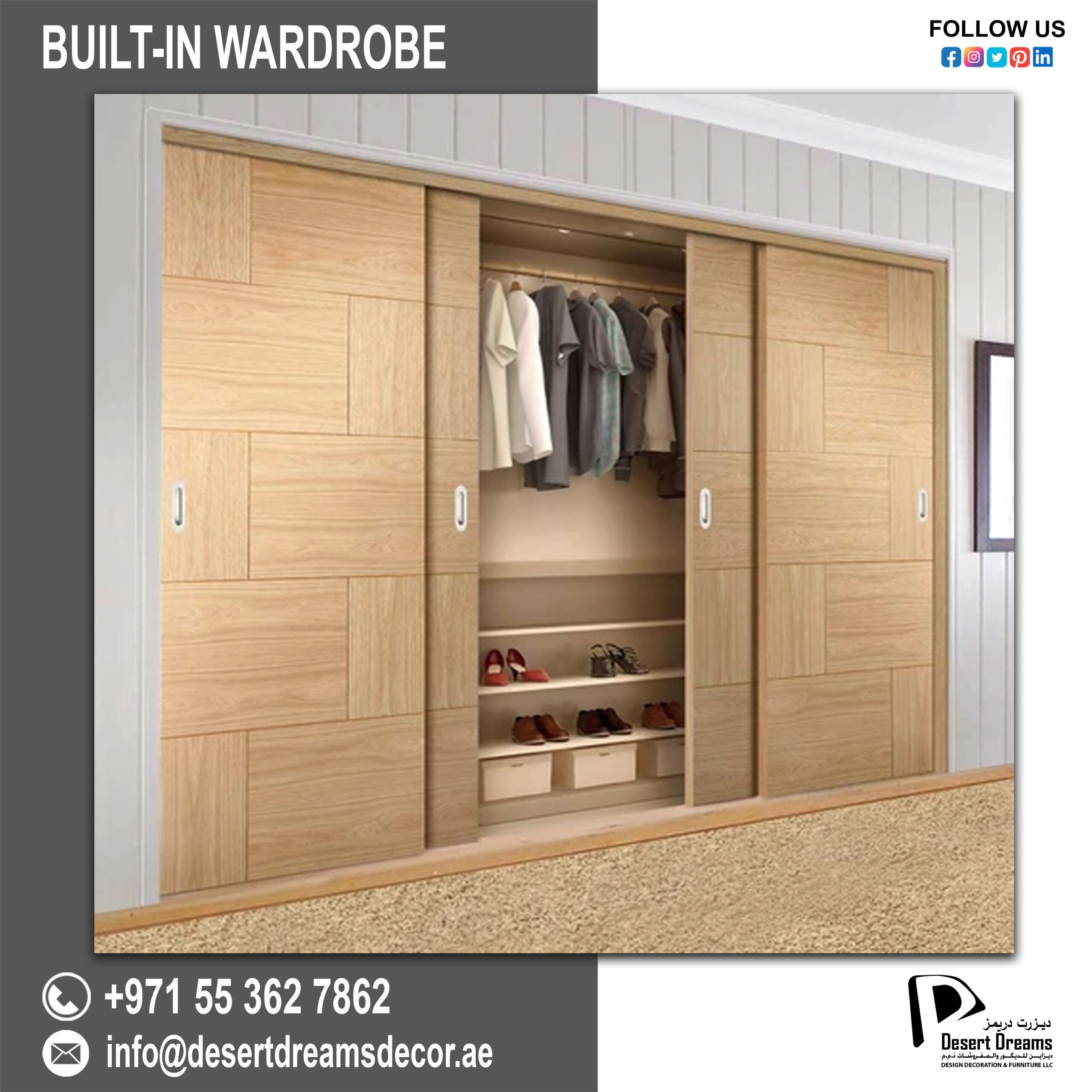 Storage Solutions | Closets and Wardrobes | Built-in Cabinets Uae