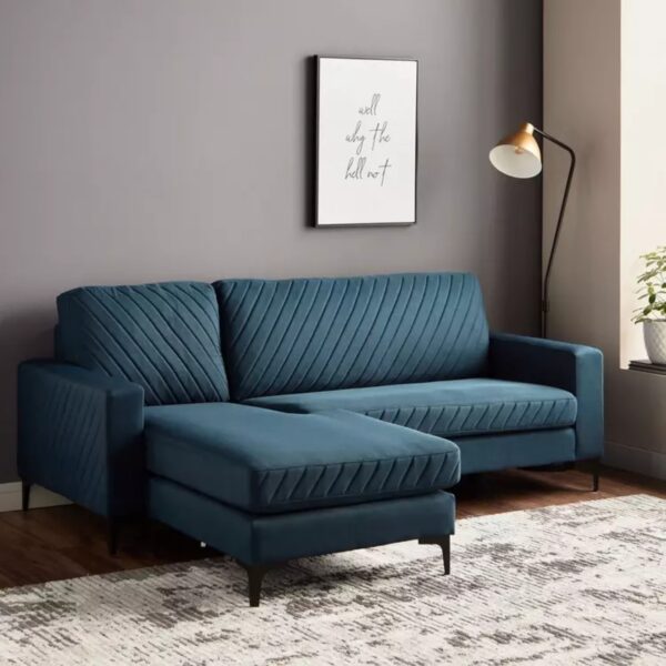 3-Seater Fabric Corner Sofa