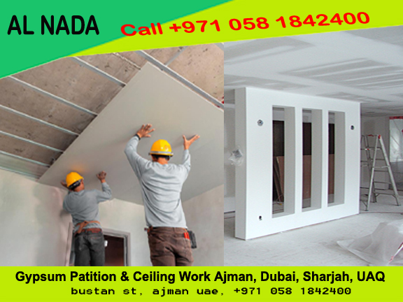 Gypsum Partition Works Company Dubai Sharjah Ajman