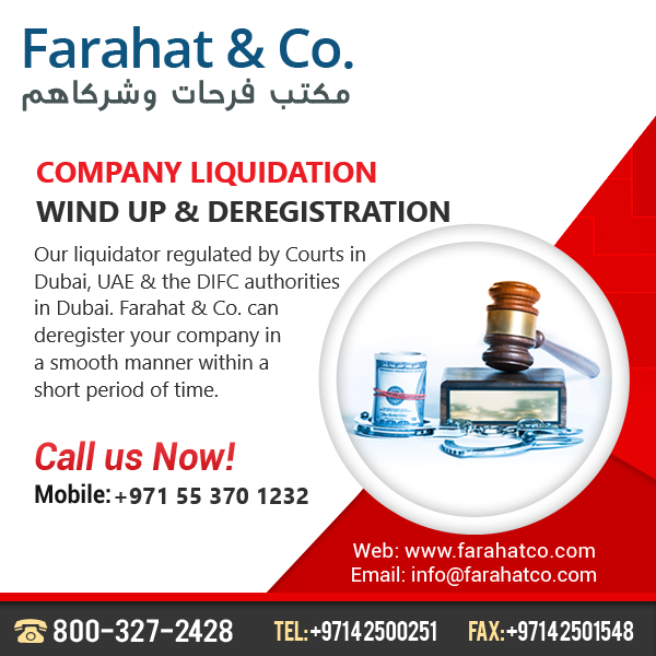 Company liquidation in Dubai – 35+ Years’ Experience