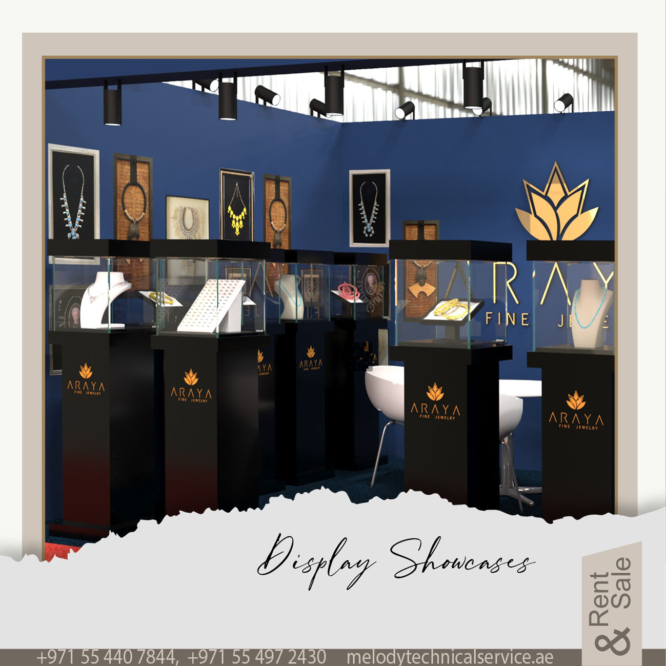 Rental Jewelry Showcase,  Jewelry Display Stand in Dubai (6).jpg