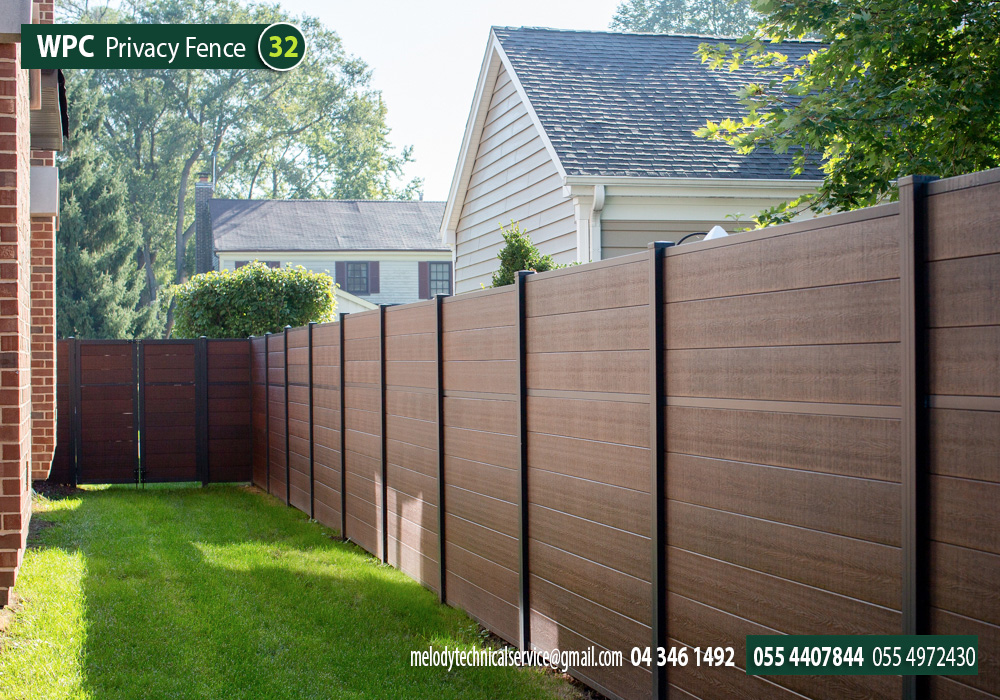 WPC Fence For Wall & Garden Privacy in Dubai