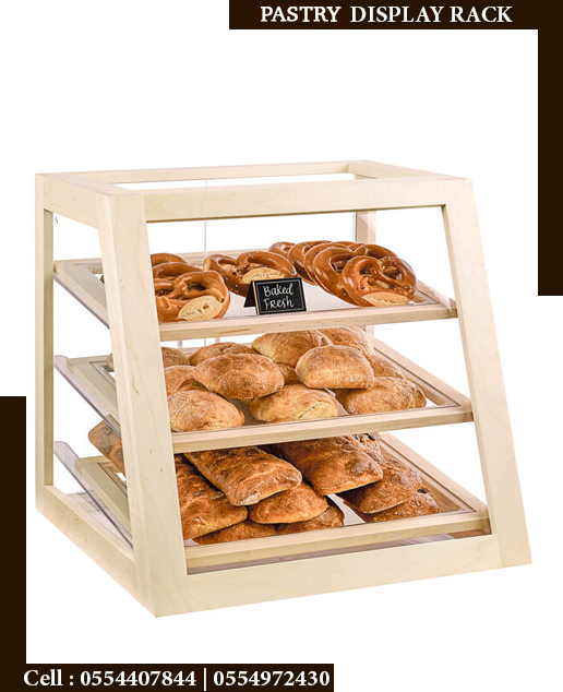Wooden Bakery Display Dubai | Bread Display | Pastry Display Ads