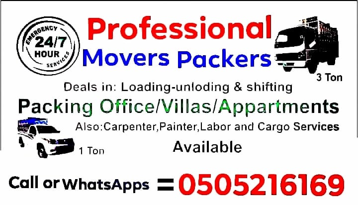 Professional movers and Packers In Dubai Any Place
