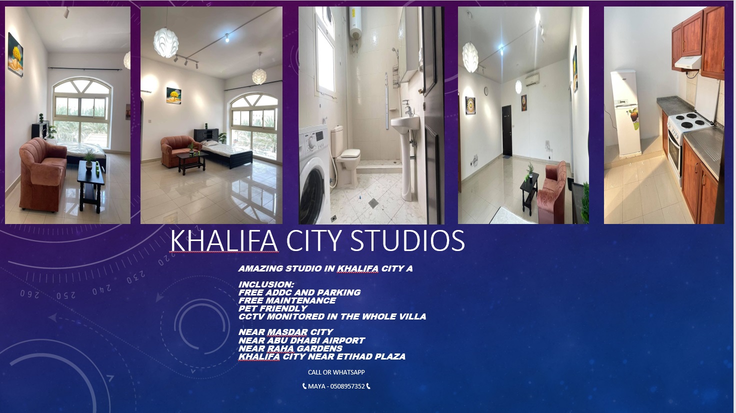Studios At Khalifa City A