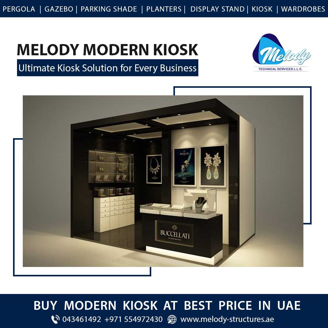 Wooden Kiosk in Dubai | Cosmetic Kiosk | Mobile Kiosk, Food Kiosk