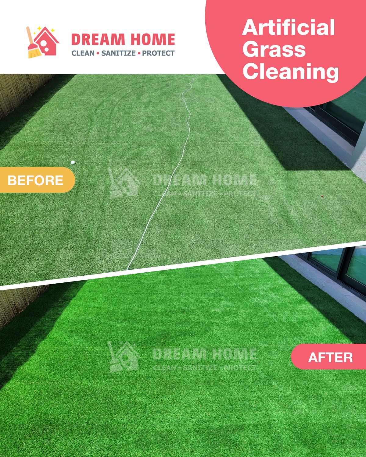 Artificial Grass cleaning Dubai
