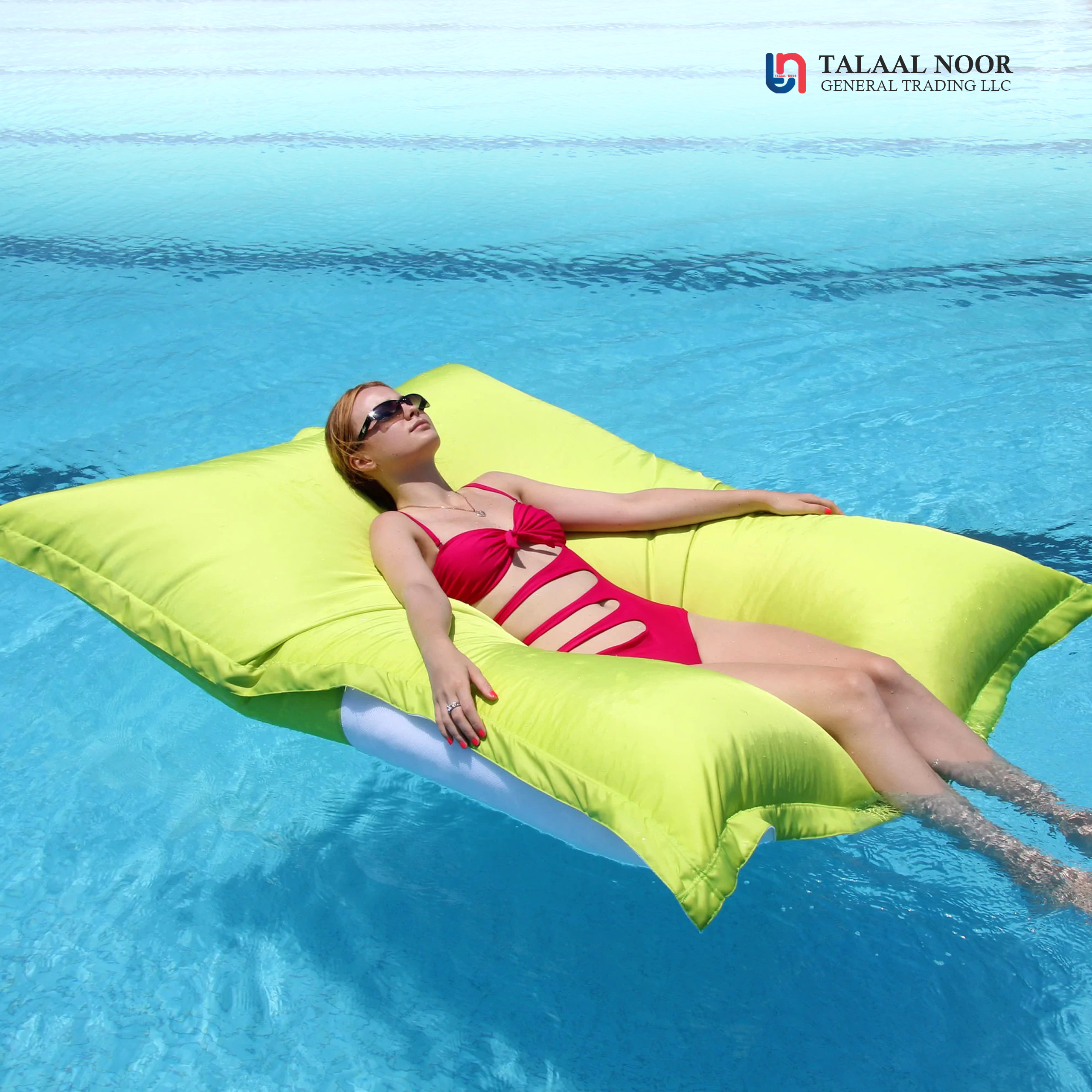 Floating pool lounger