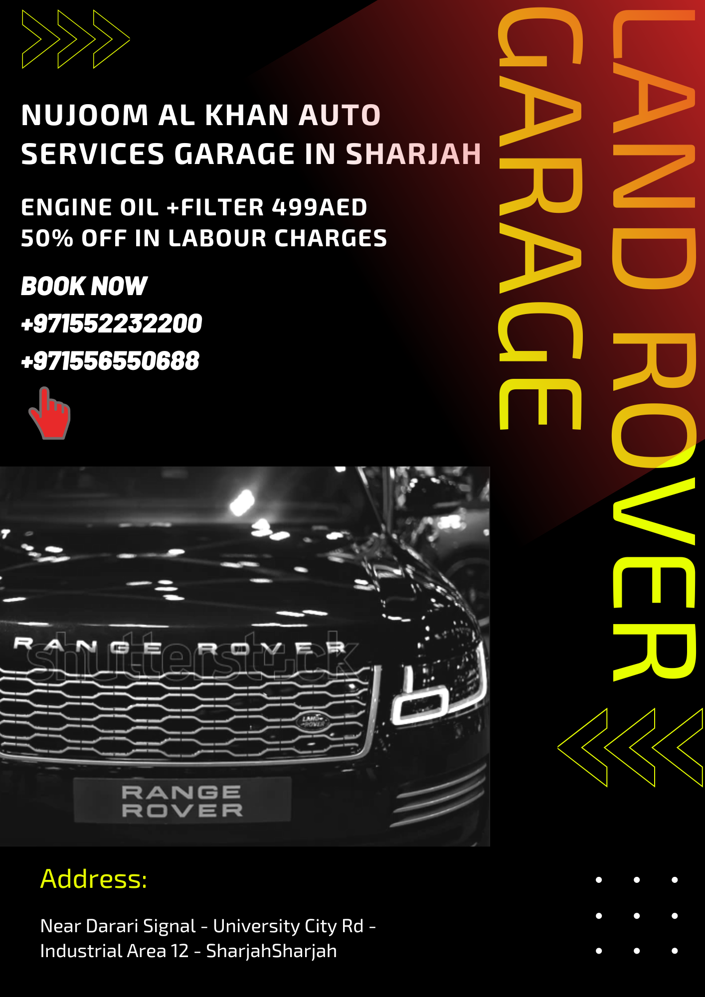 Range Rover Maintenance in Sharjah