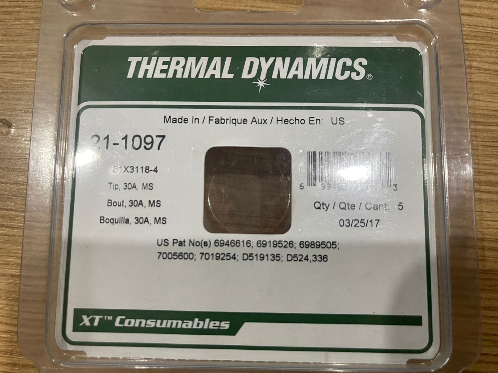 Thermal Dynamics XT Consumables 21-1097