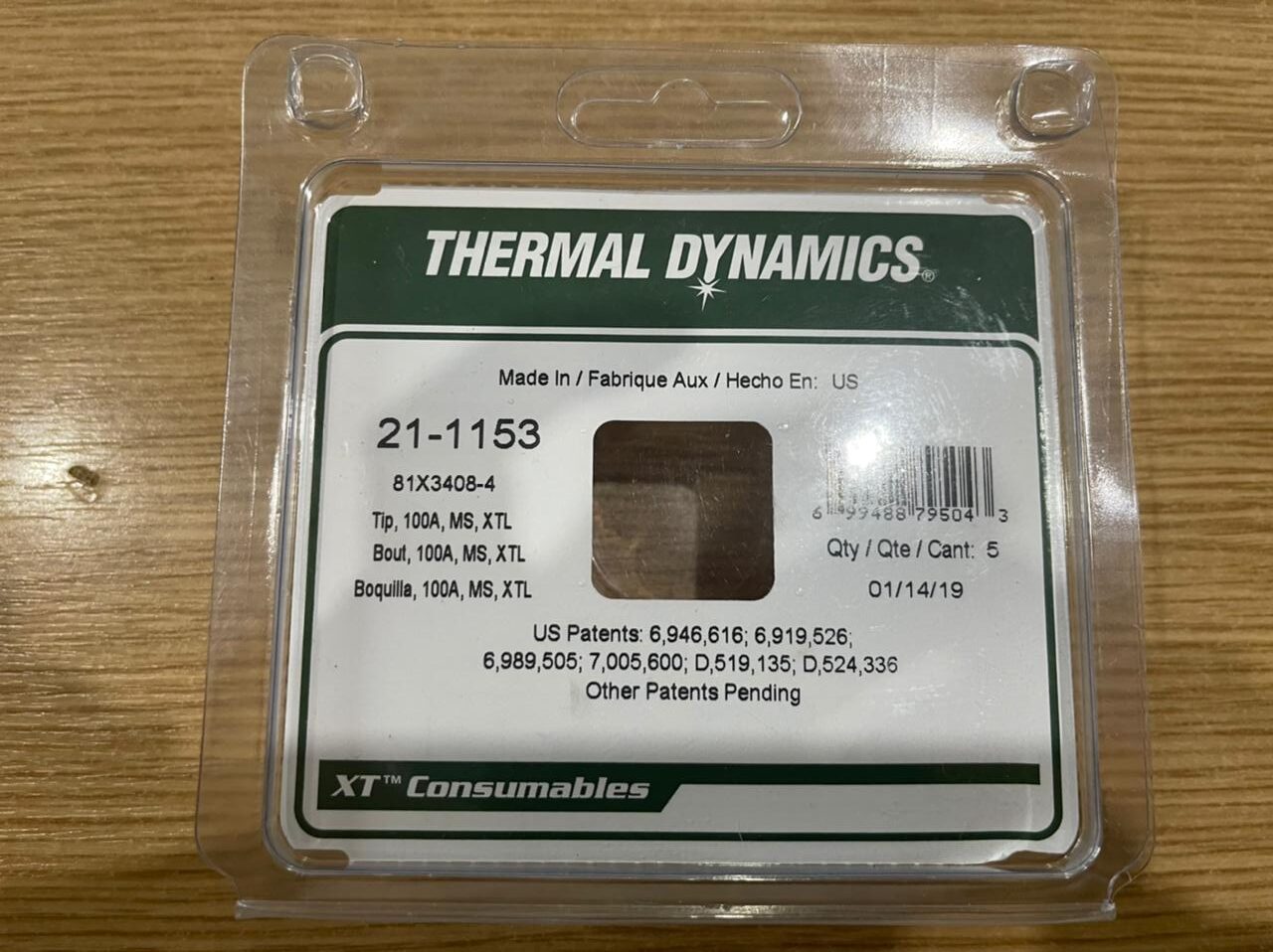 Thermal Dynamics XT Consumables 21-1153