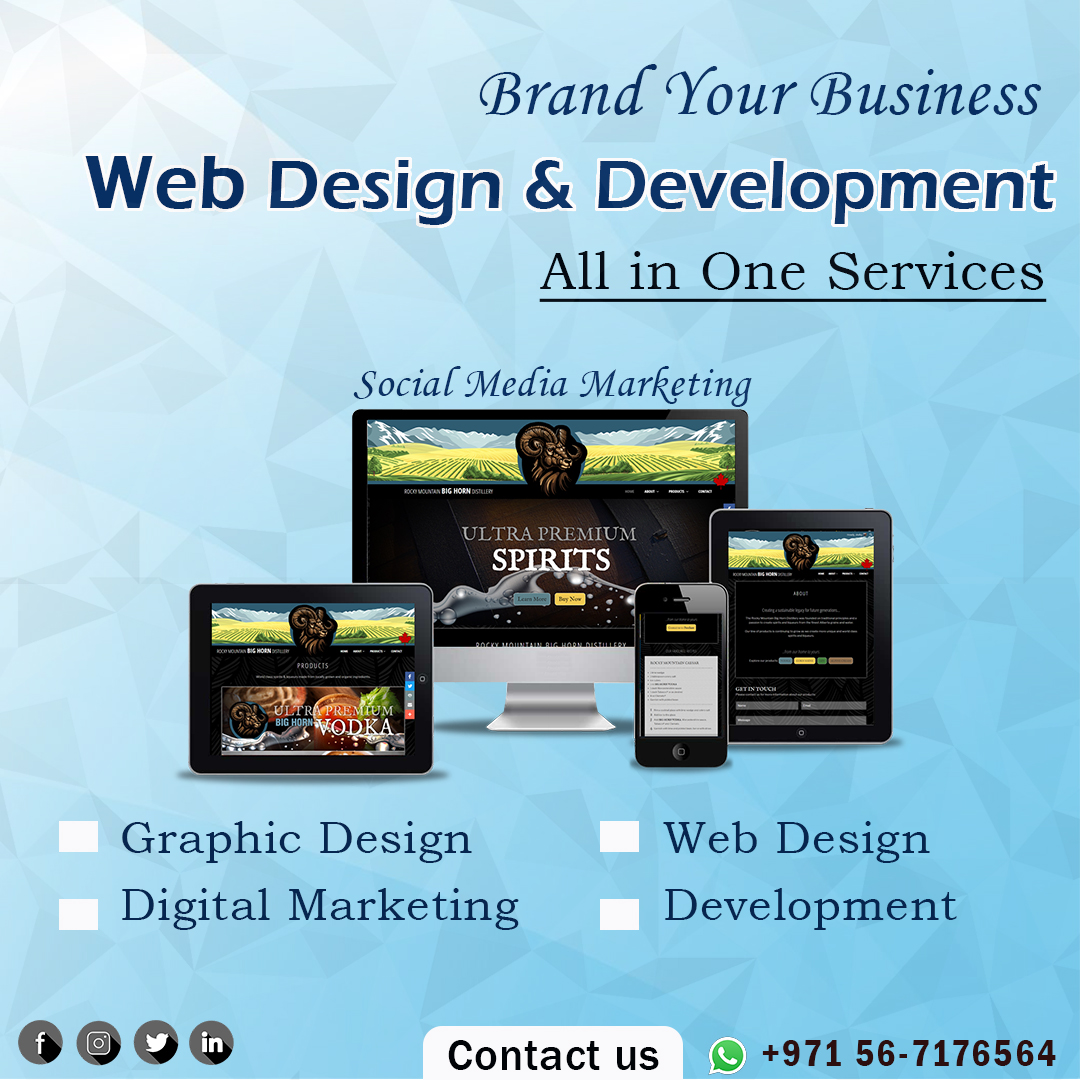 Website Design Development services in Dubai | Graphic Design | D