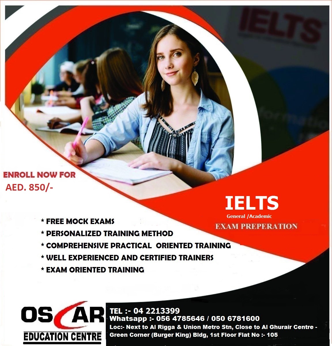 IELTS Exam Preparation Call 042213399