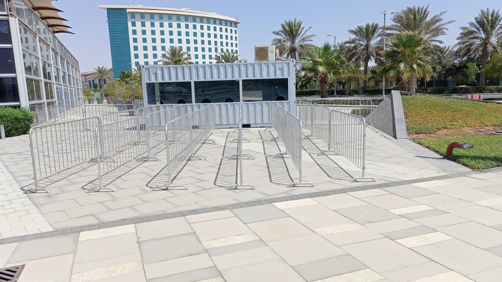 Police Barriers in Dubai