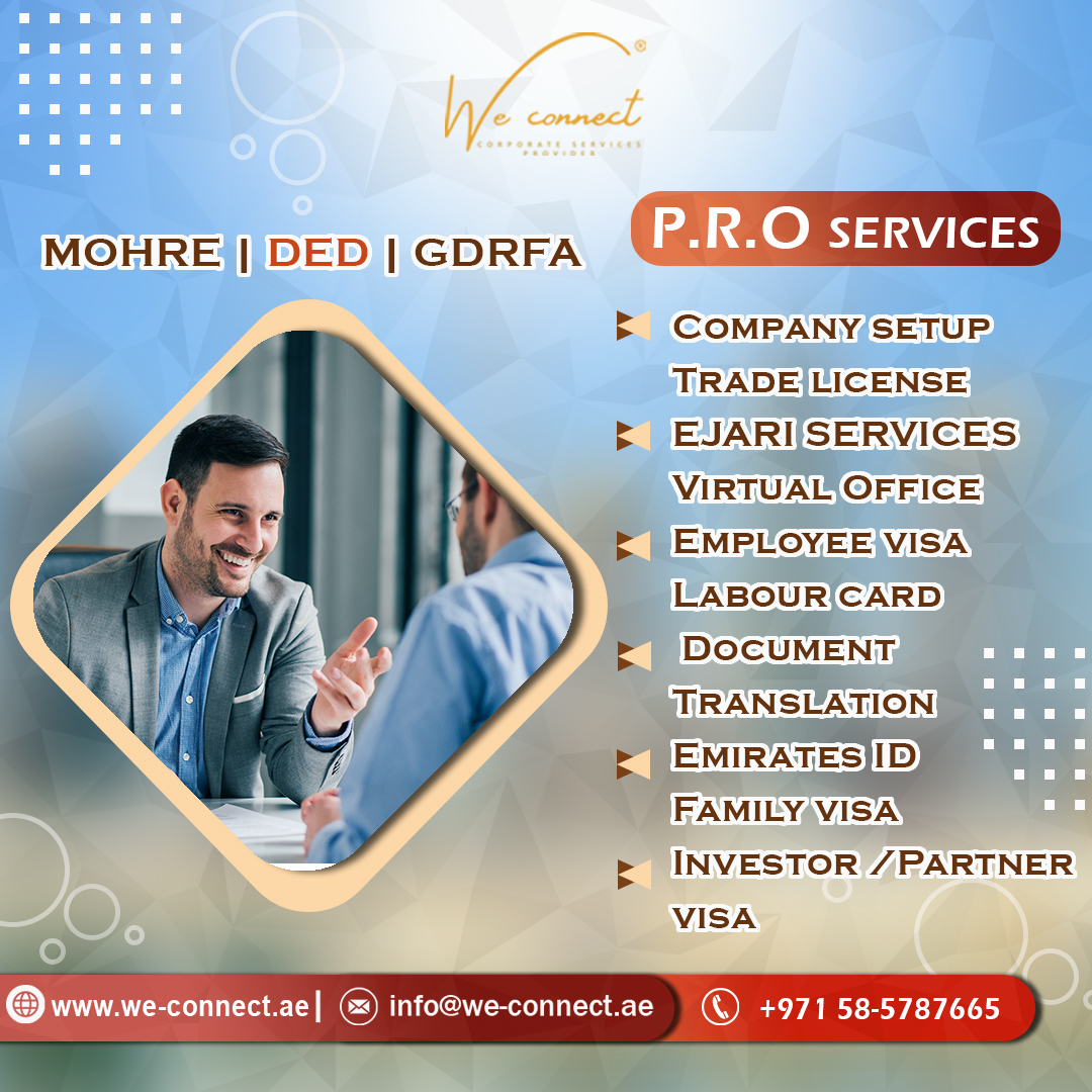 Business Setup Services | P.R.O Services in Dubai