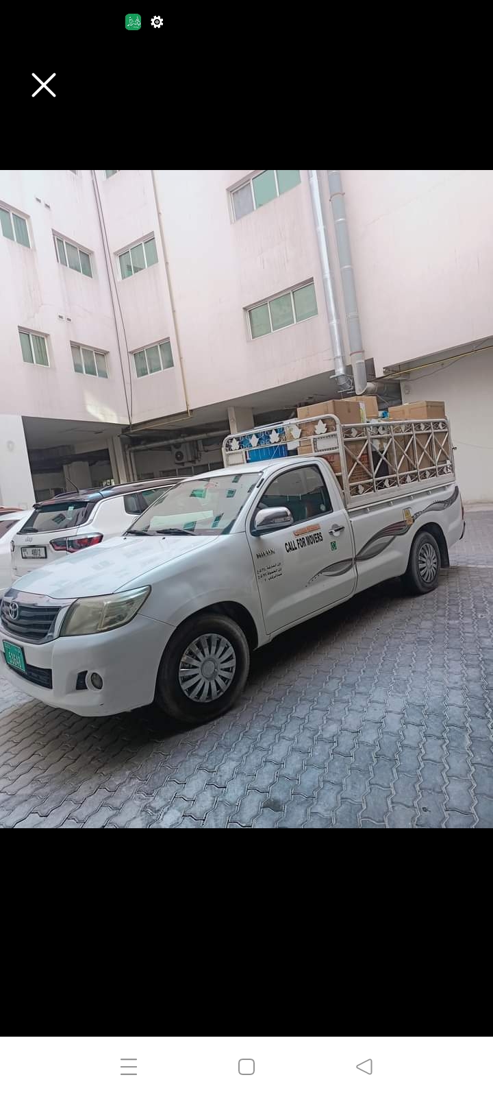 1 ton pickup for rent service Dubai Plam Jumeirah 0559900491