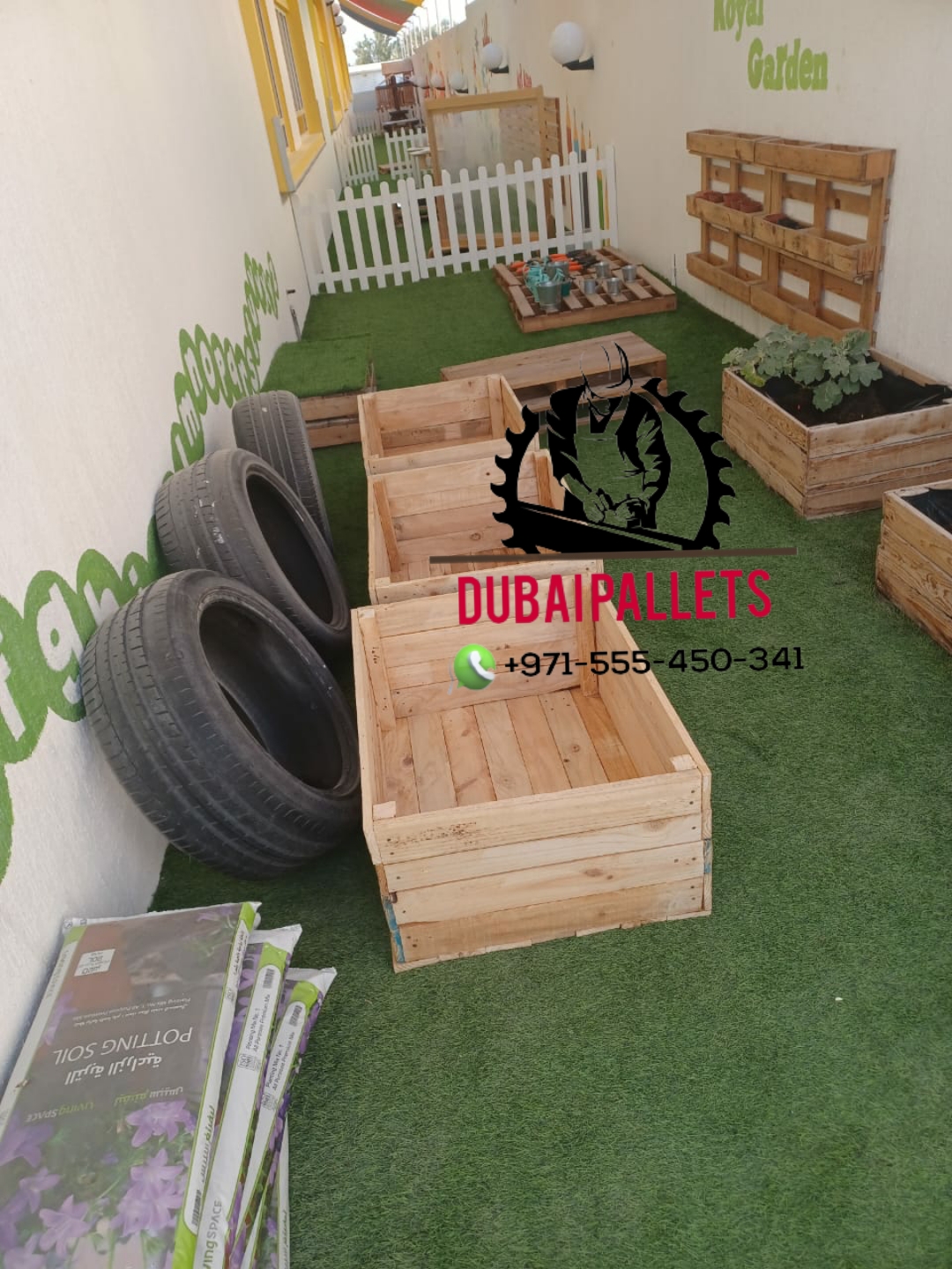Dubai pallets wooden 0555450341