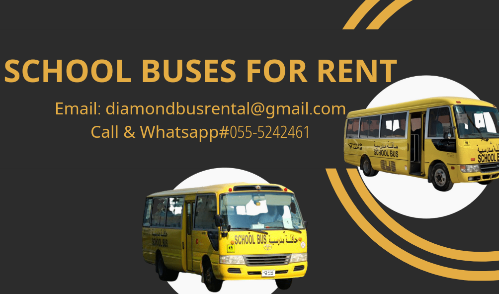 School buses available for Rent