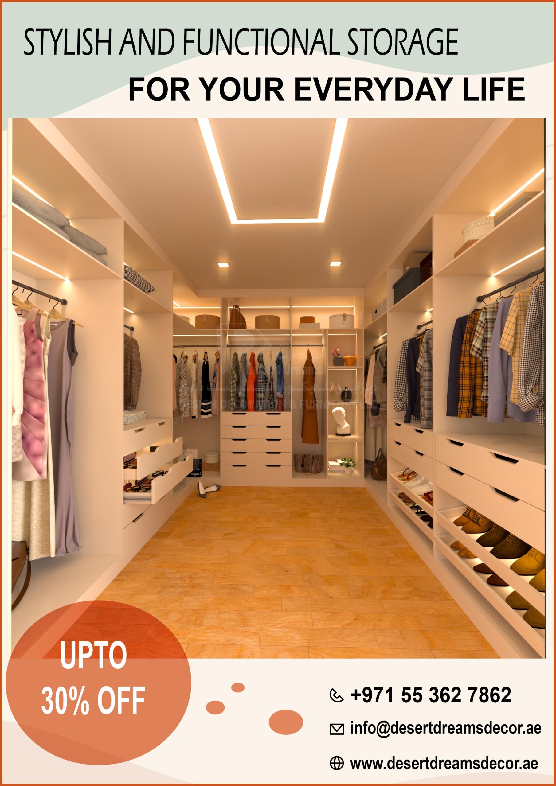 Best Closets Suppliers in Uae | Best Price Wardrobes in Uae.