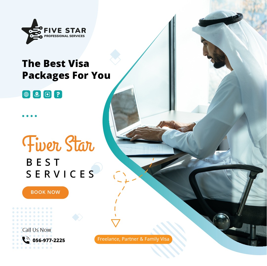 Partner/freelancing/visit/and family visa stamping in Dubai