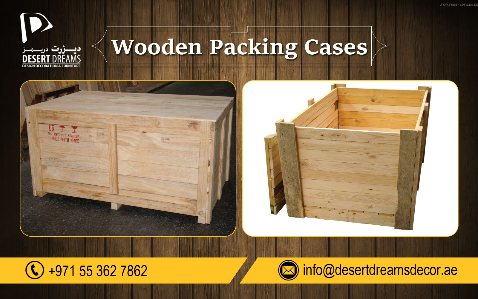 Wooden Pallets Suppliers Uae | Wooden Packing Boxes Uae.