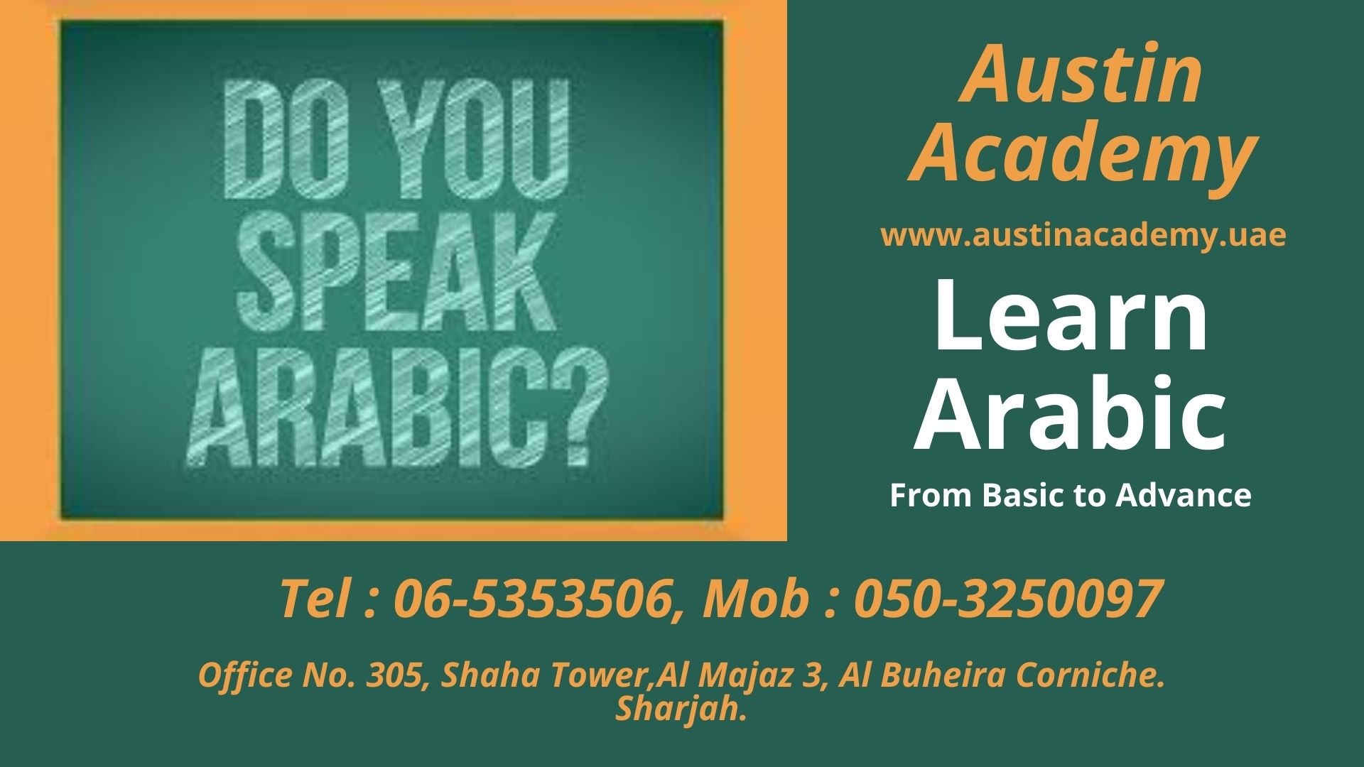 Spoken Arabic Classes in Sharjah New Year Offer Call 0503250097