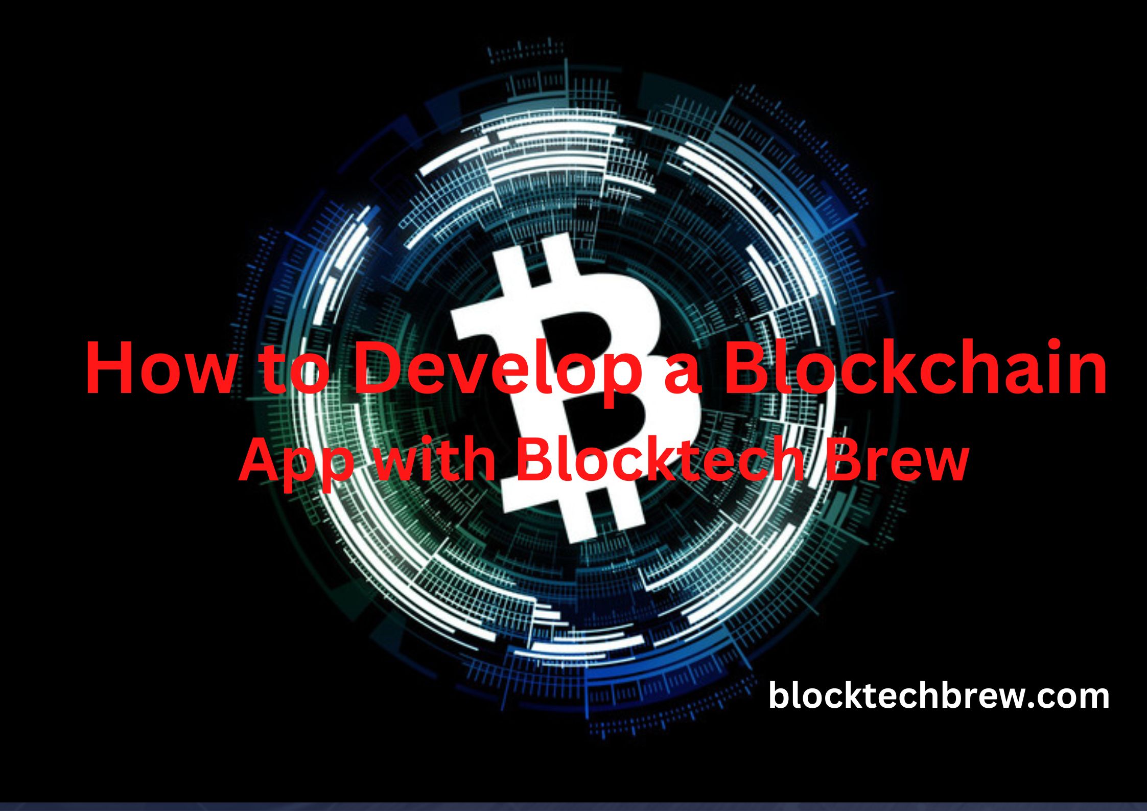 How to Develop a Blockchain App with Blocktech Brew
