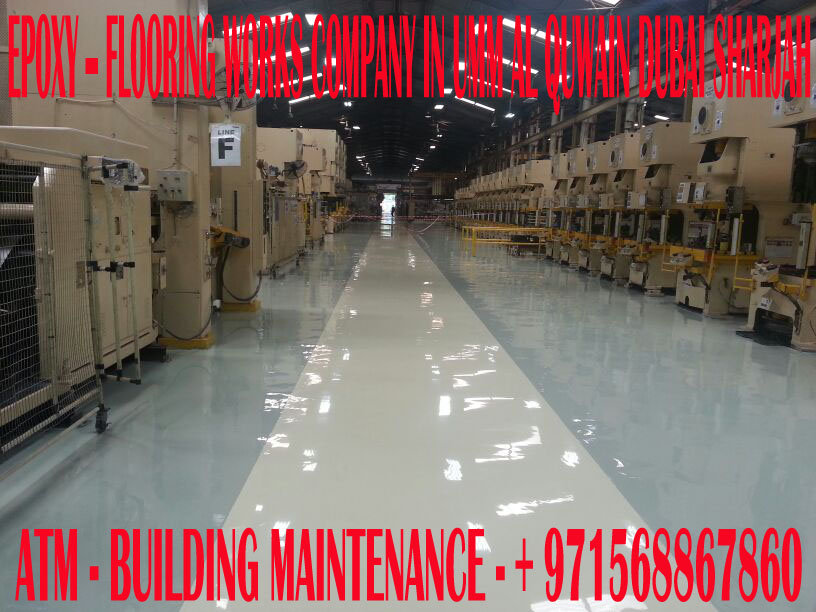Warehouse Epoxy Flooring Works Company in Umm Al Quwain Dubai UAE