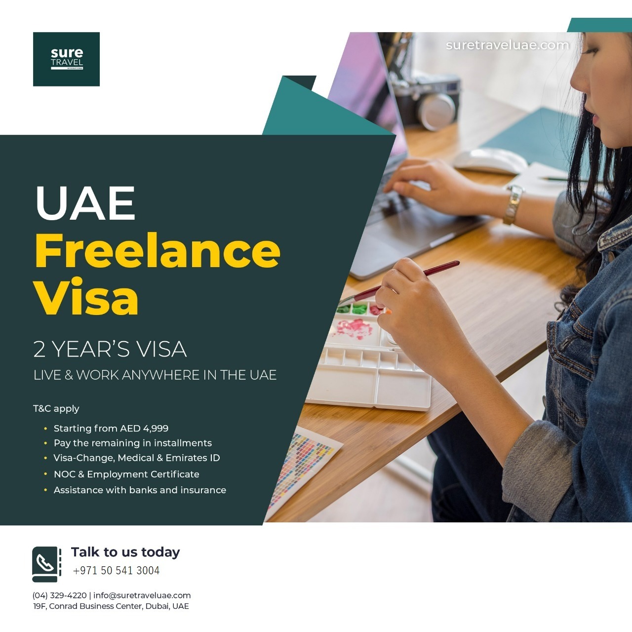 2 YEAR’S UAE FREELANCE VISA