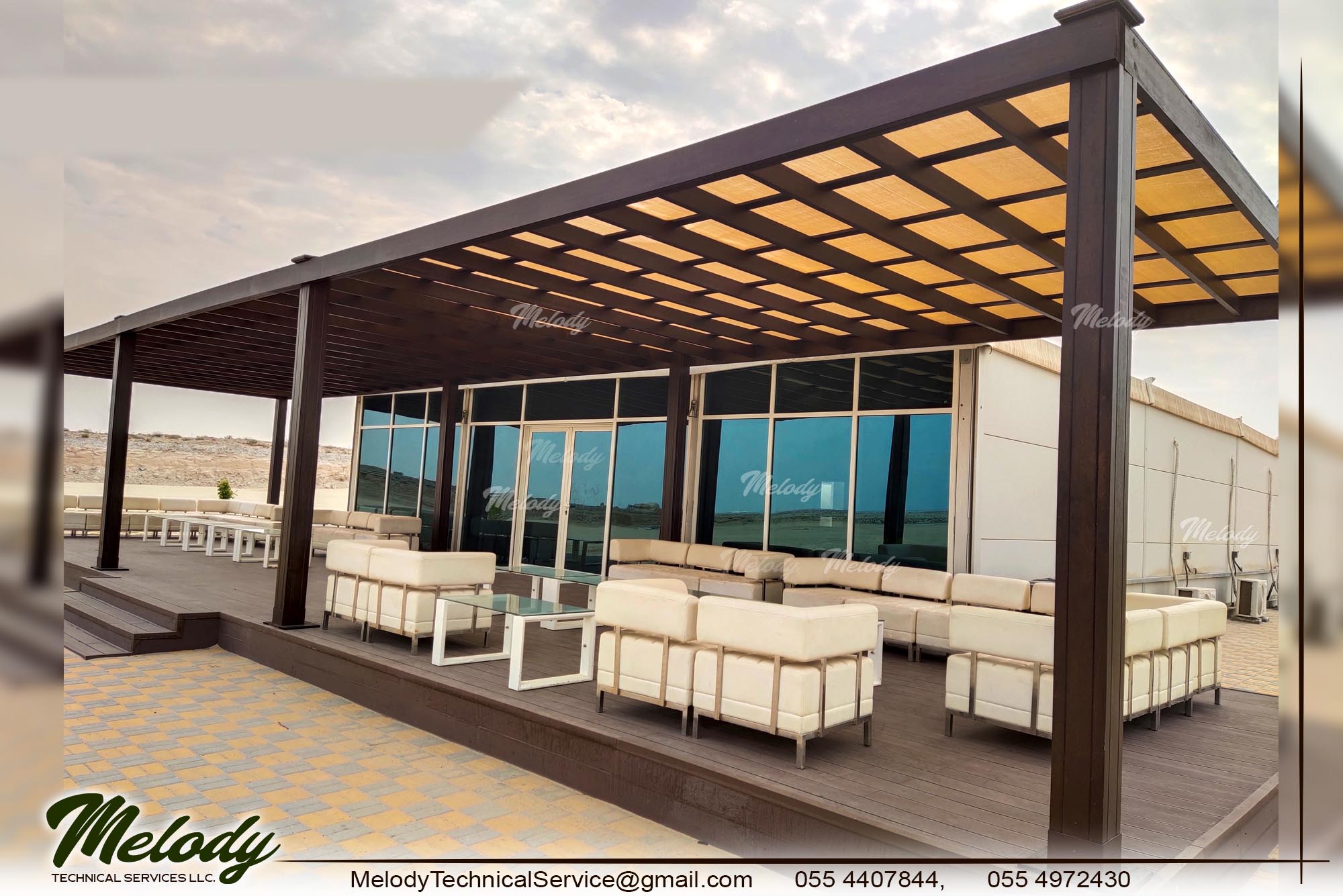 Modern Pergola Design of 2023 in Dubai | Buy Pergola in UAE