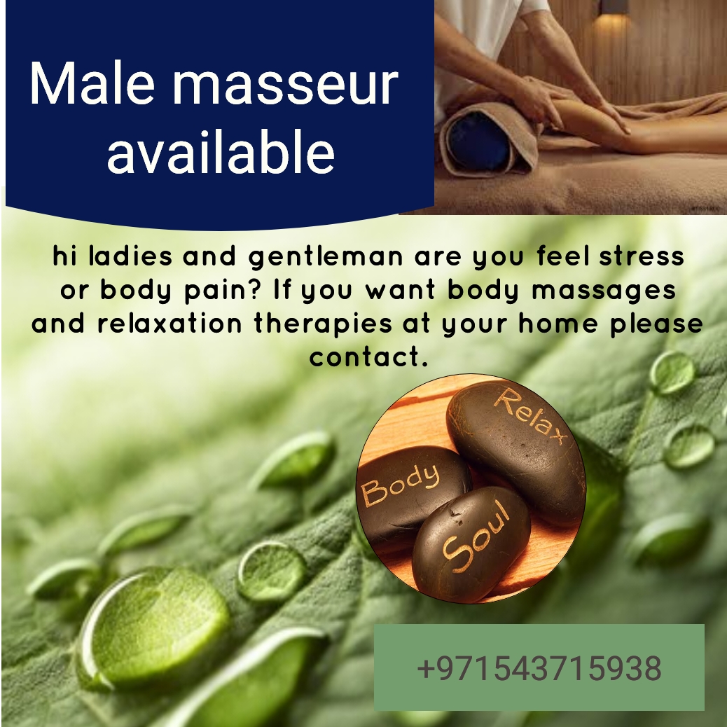 Male masseur available