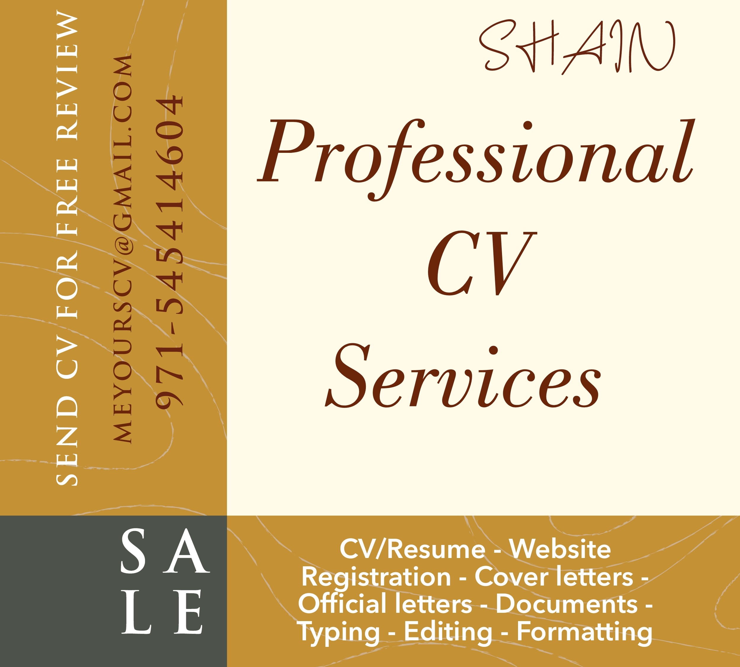 Professional CV writing in Dubai