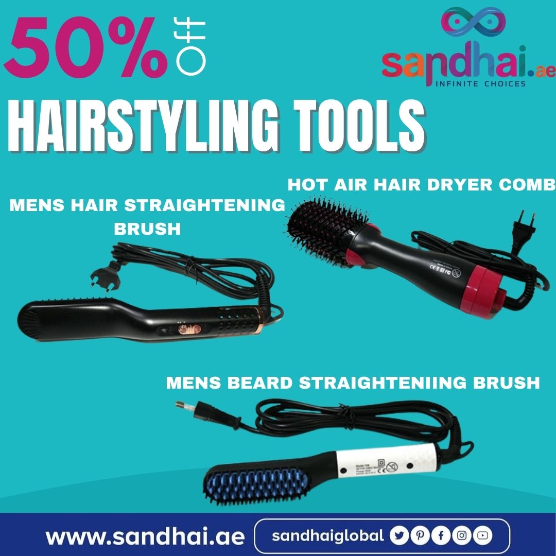 50% OFF ON HAIR STYLING TOOLS ONLY ON OUR SANDHAI