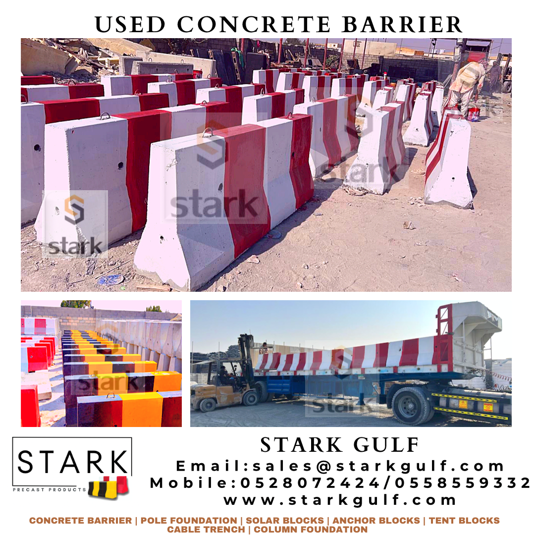 Used concrete barrier for sale- Starkgulf-Aed 80