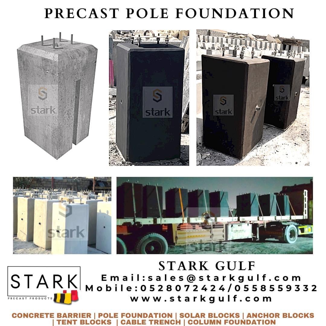 Precast Street Light Pole Base/Foundation for sale-STARKGULF