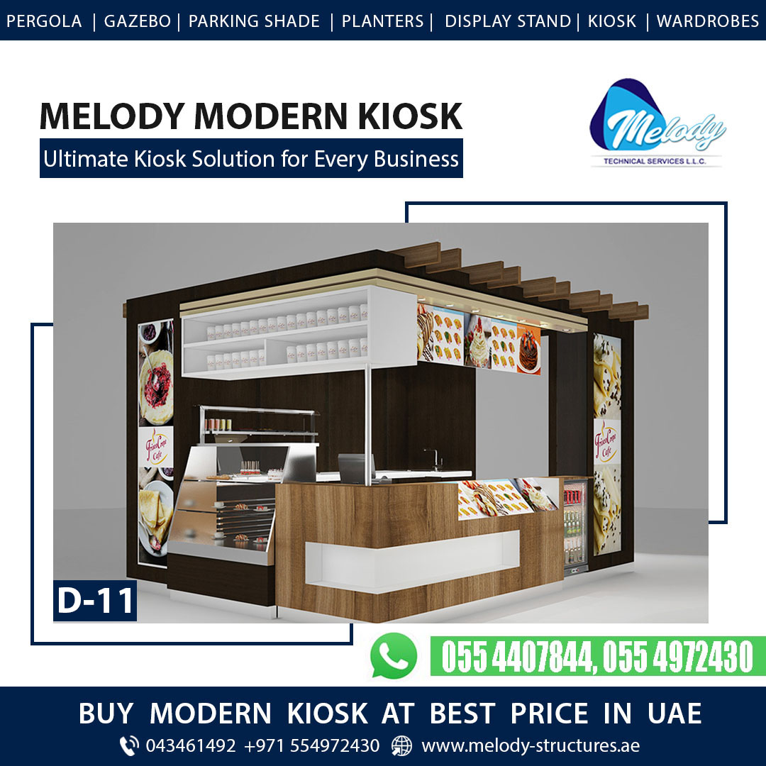 Kiosk Manufacturer in UAE | Outdoor Kiosk | Mall kiosk