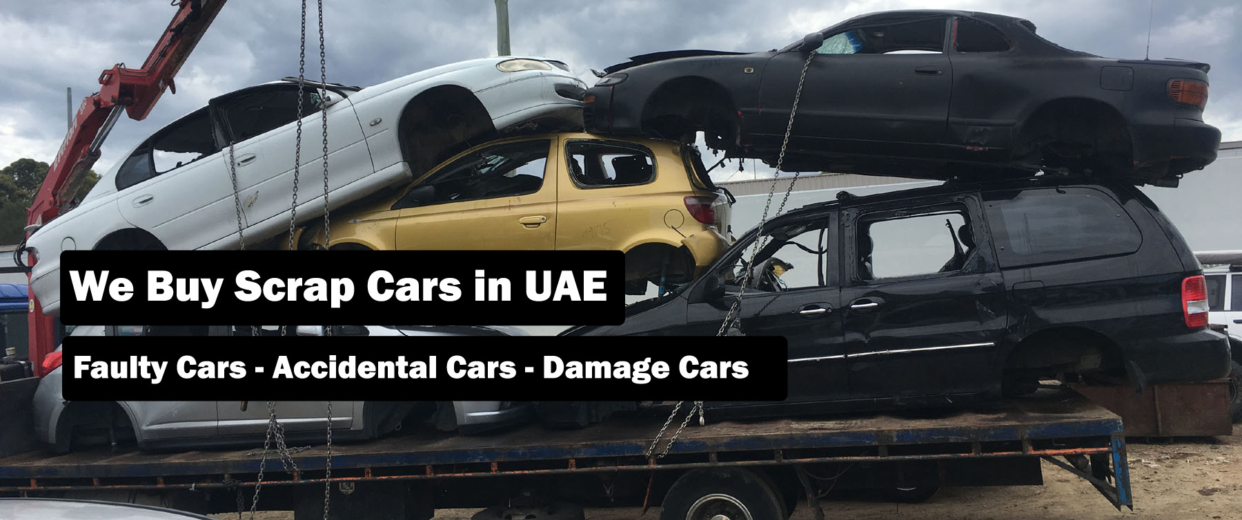 WE BUY USED JUNK SCRAP ACCIDENT DAMAGE CARS
