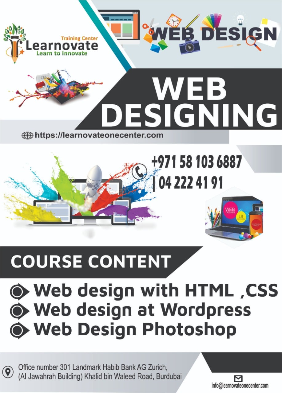 Web Design Training in Dubai