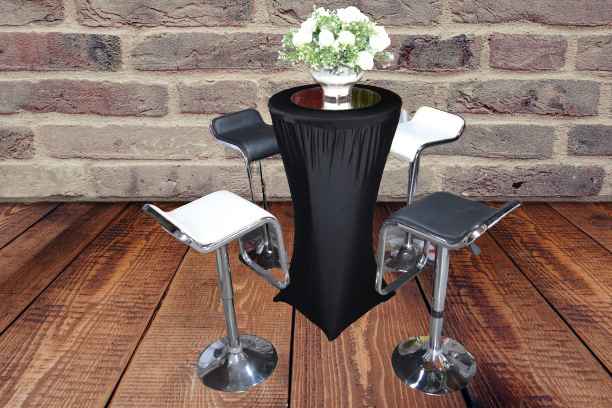 Black Fabric Cocktail Table with Black & White High Chairs-Compressed 33KB.jpg