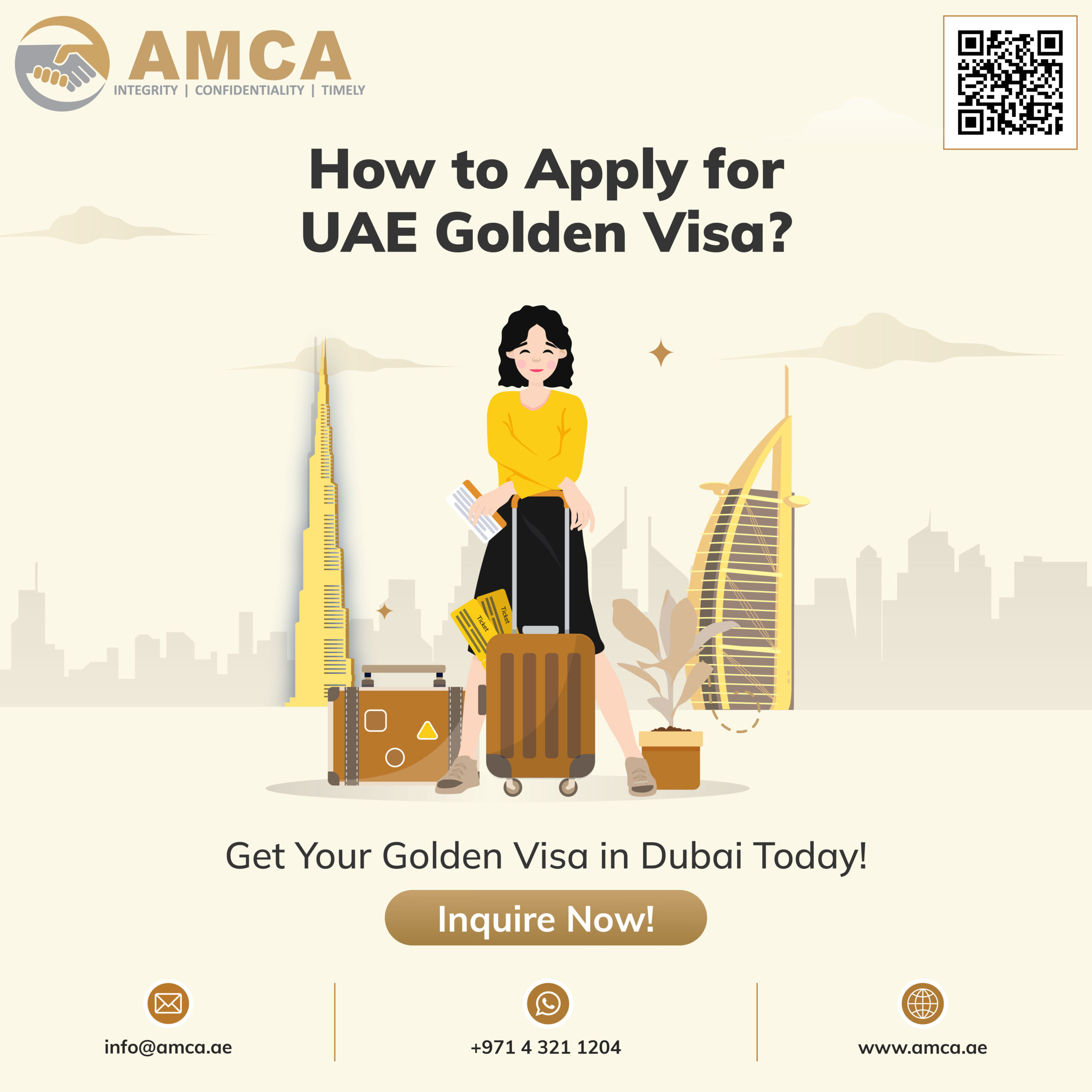 Get Your Golden Visa in Dubai Today! Inquire Now!