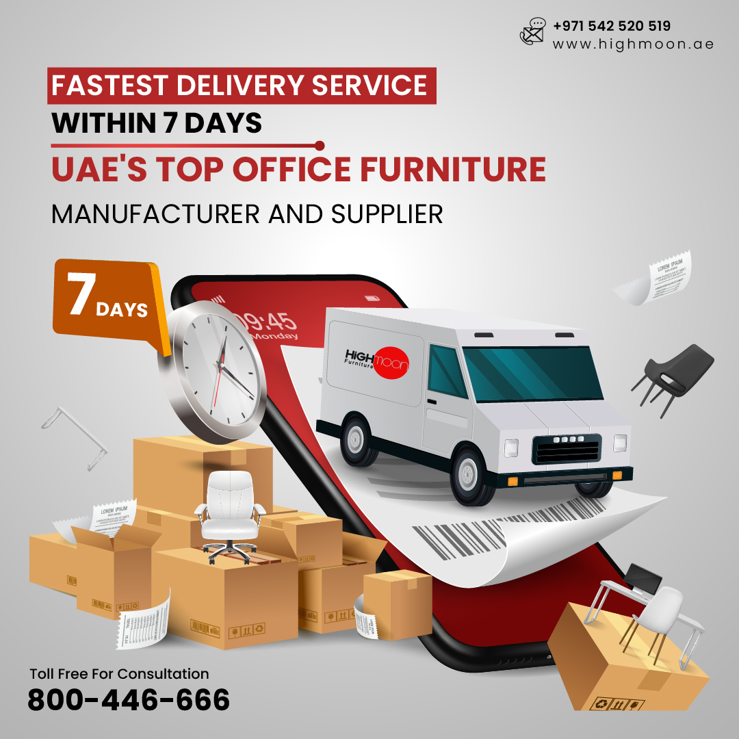Transform Your Workspace with High-Quality Furniture Delivered wi