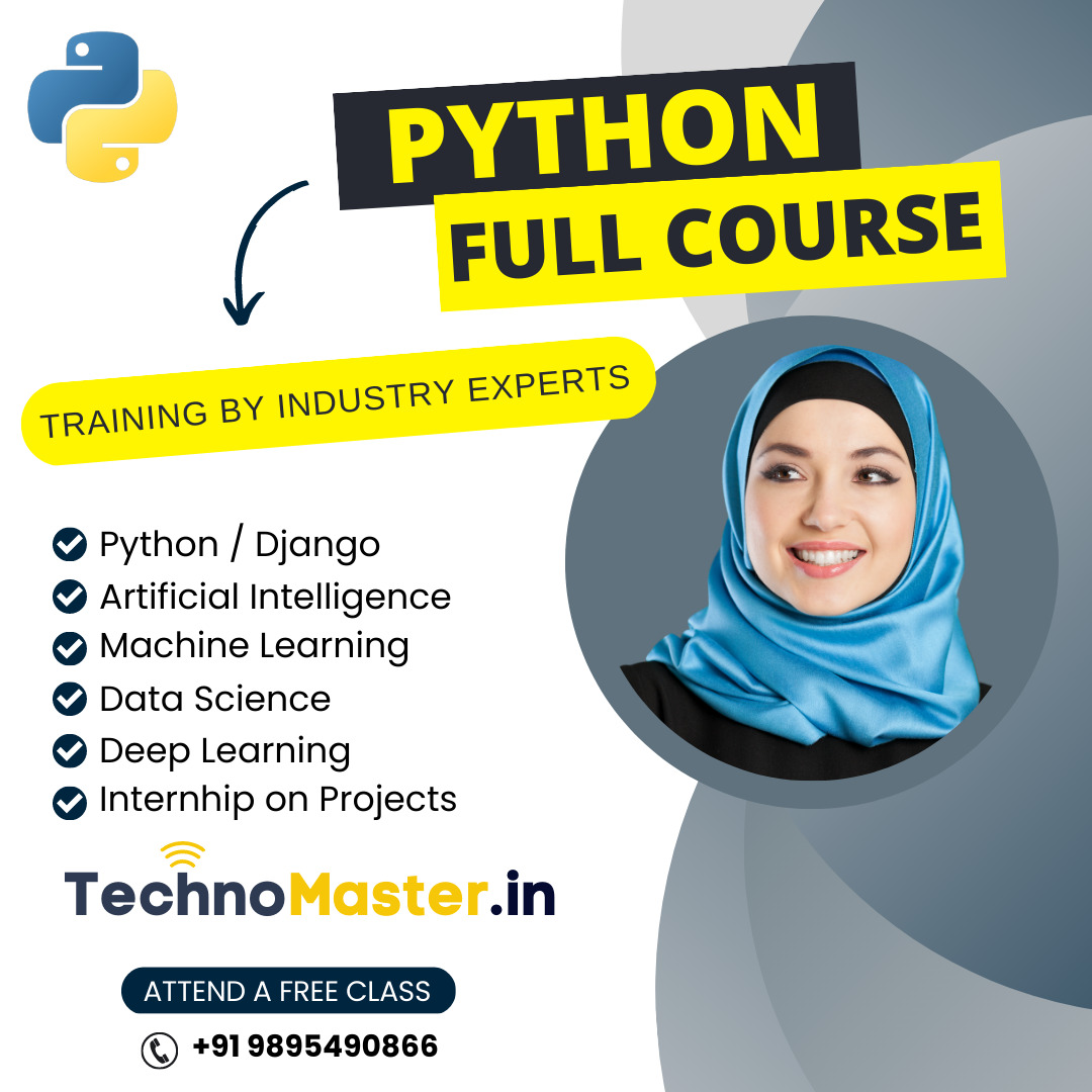 TechnoMaster Best Python Online Training Institute In Dubai